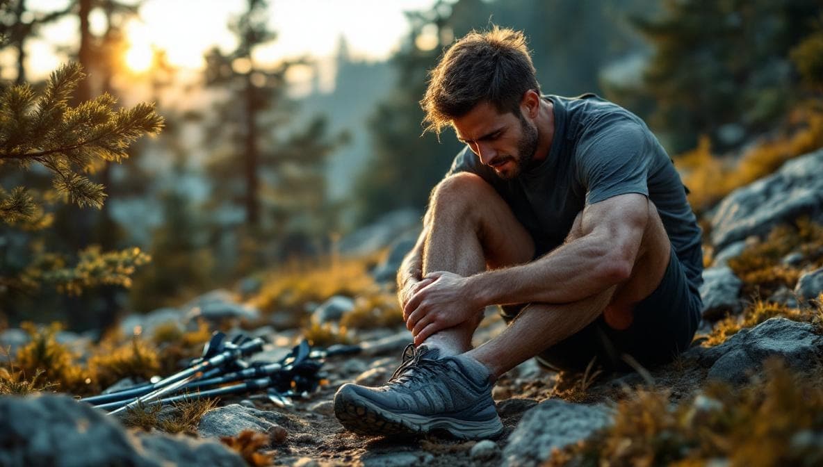 Entorse de cheville : premiers gestes sur le sentier et protocole de reprise