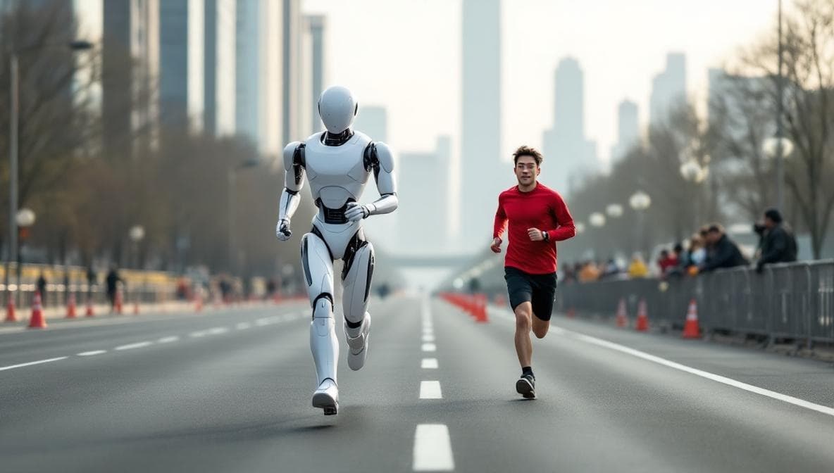Quand un robot humanoïde "bat" le record du semi-marathon : le vrai du faux d'une prouesse chinoise